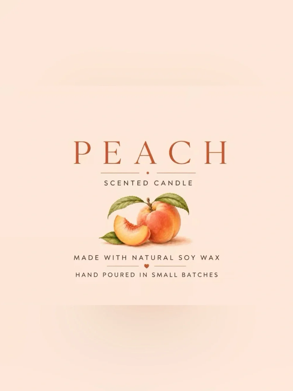 🍑 Peach Candle 🍑